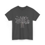 Binary Tree Circuit Electronics Engineer T-Shirt - Dark Heather