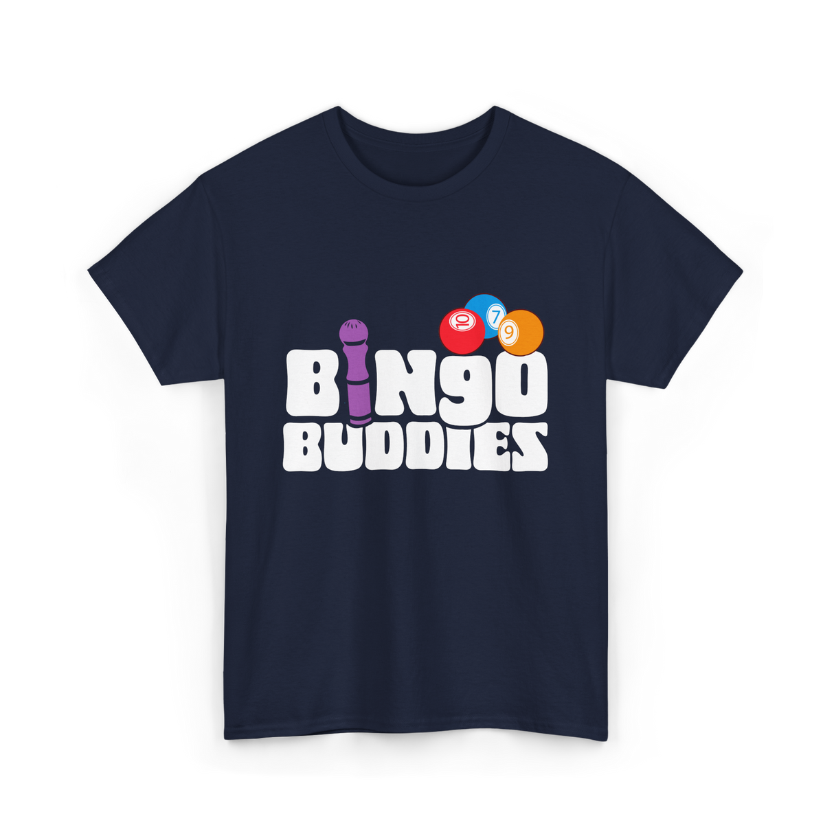 Bingo Buddies Bingo Player T-Shirt - Navy