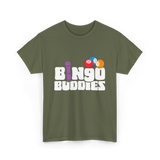 Bingo Buddies Bingo Player T-Shirt - Military Green