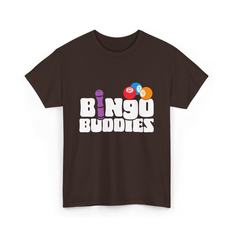 Bingo Buddies Bingo Player T-Shirt - Dark Chocolate