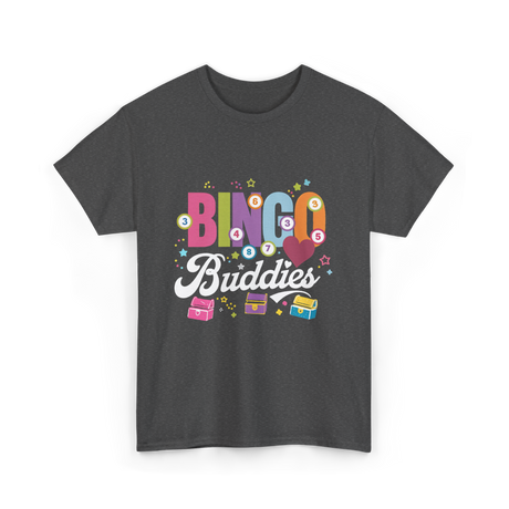 Bingo Buddies Game T-Shirt - Dark Heather