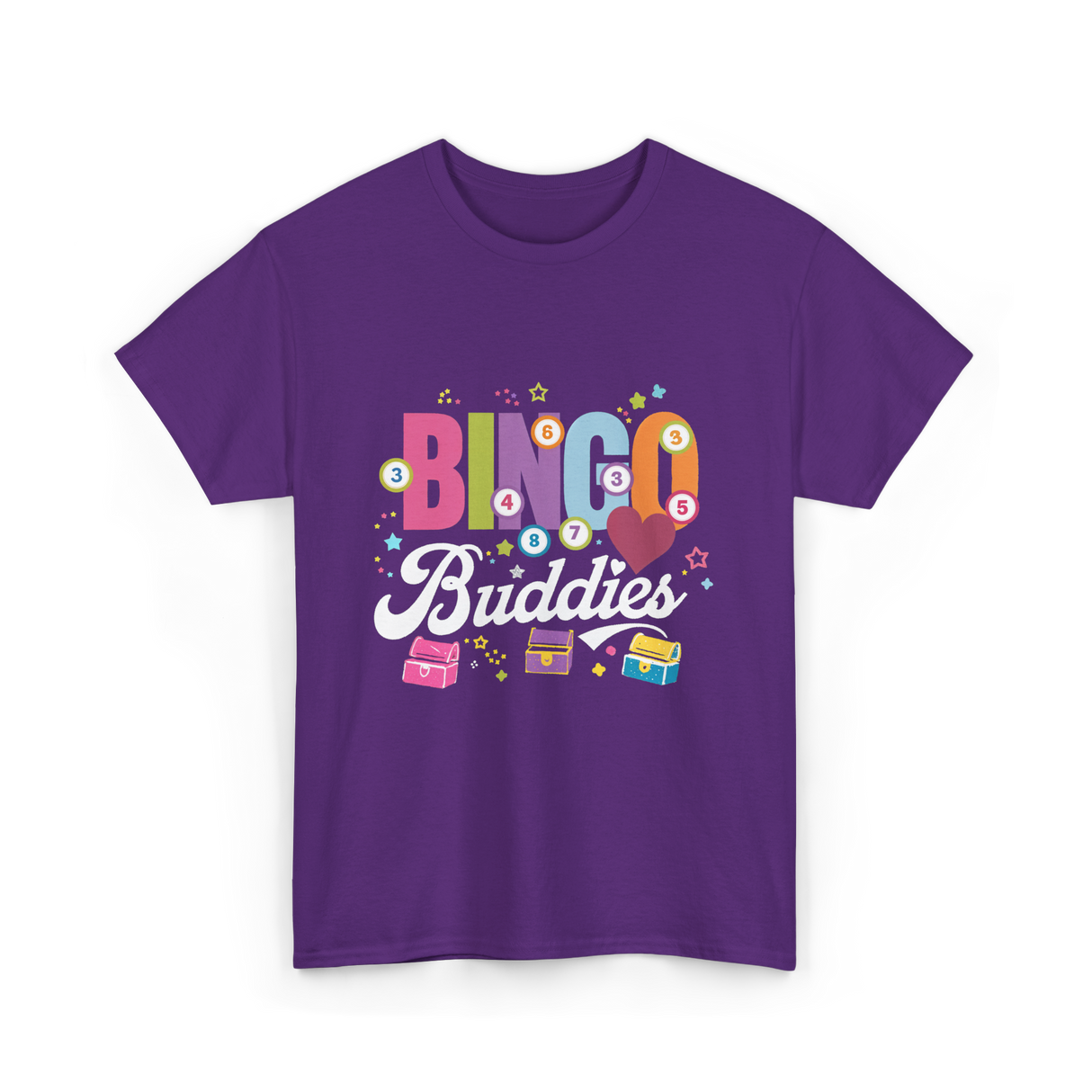 Bingo Buddies Game T-Shirt - Purple