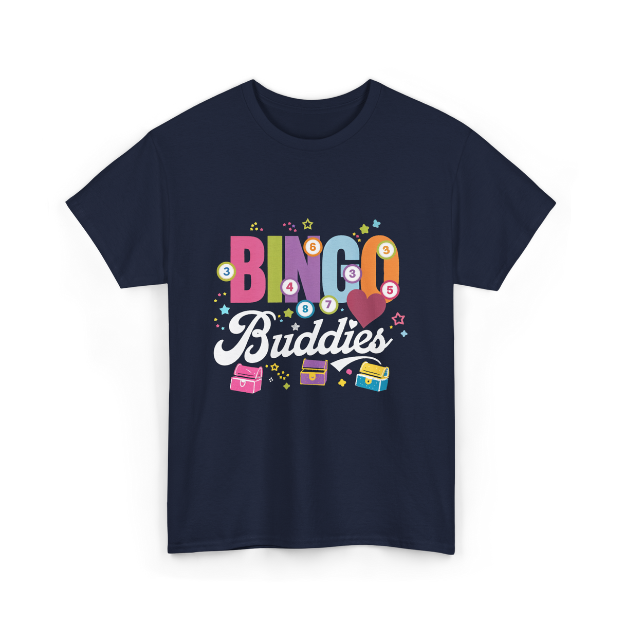 Bingo Buddies Game T-Shirt - Navy