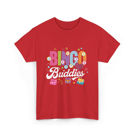 Bingo Buddies Game T-Shirt - Red