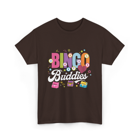 Bingo Buddies Game T-Shirt - Dark Chocolate