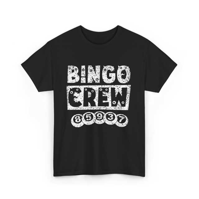 Bingo Crew Bingo Player T-Shirt - Black