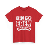 Bingo Crew Bingo Player T-Shirt - Red