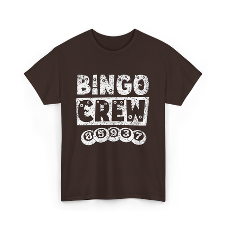 Bingo Crew Bingo Player T-Shirt - Dark Chocolate