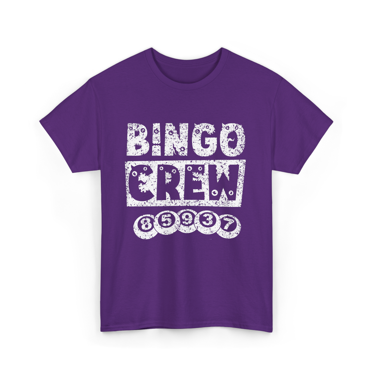 Bingo Crew Bingo Player T-Shirt - Purple