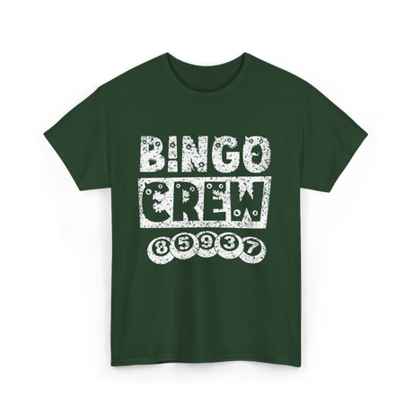 Bingo Crew Bingo Player T-Shirt - Forest Green