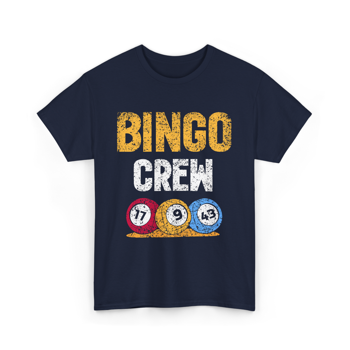 Bingo Crew Game Player Bingo T-Shirt - Navy