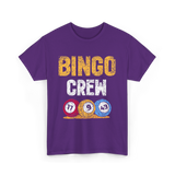 Bingo Crew Game Player Bingo T-Shirt - Purple