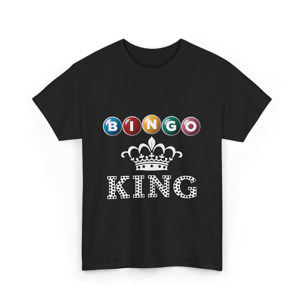 Bingo King Bingo Player T-Shirt - Black