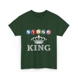 Bingo King Bingo Player T-Shirt - Forest Green