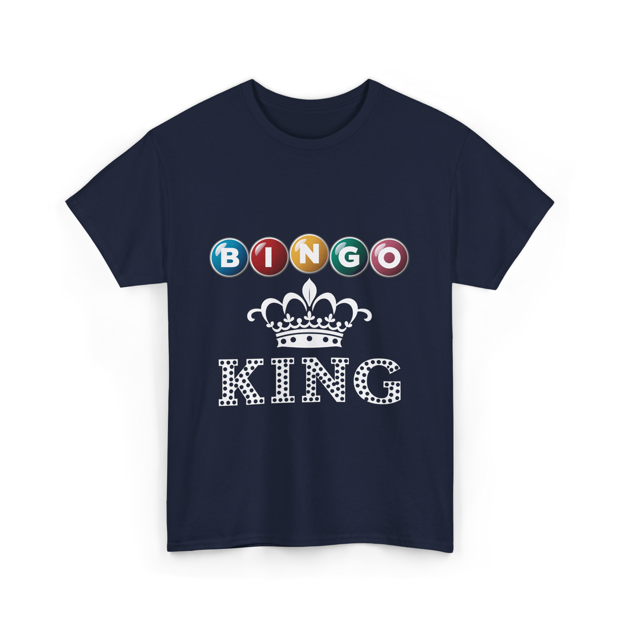 Bingo King Bingo Player T-Shirt - Navy