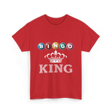 Bingo King Bingo Player T-Shirt - Red