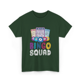 Bingo Squad Bingo Game T-Shirt - Forest Green