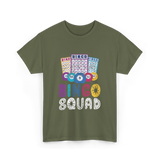 Bingo Squad Bingo Game T-Shirt - Military Green