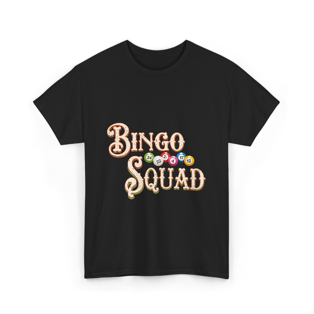 Bingo Squad Bingo Player T-Shirt - Black