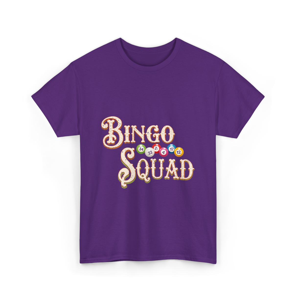 Bingo Squad Bingo Player T-Shirt - Purple