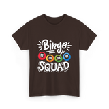 Bingo Squad Bingo Team T-Shirt - Dark Chocolate