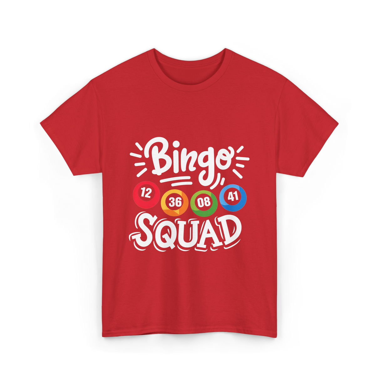 Bingo Squad Bingo Team T-Shirt - Red