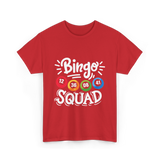 Bingo Squad Bingo Team T-Shirt - Red