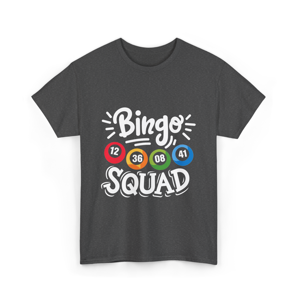 Bingo Squad Bingo Team T-Shirt - Dark Heather