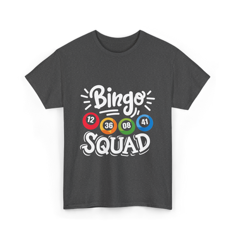 Bingo Squad Bingo Team T-Shirt - Dark Heather