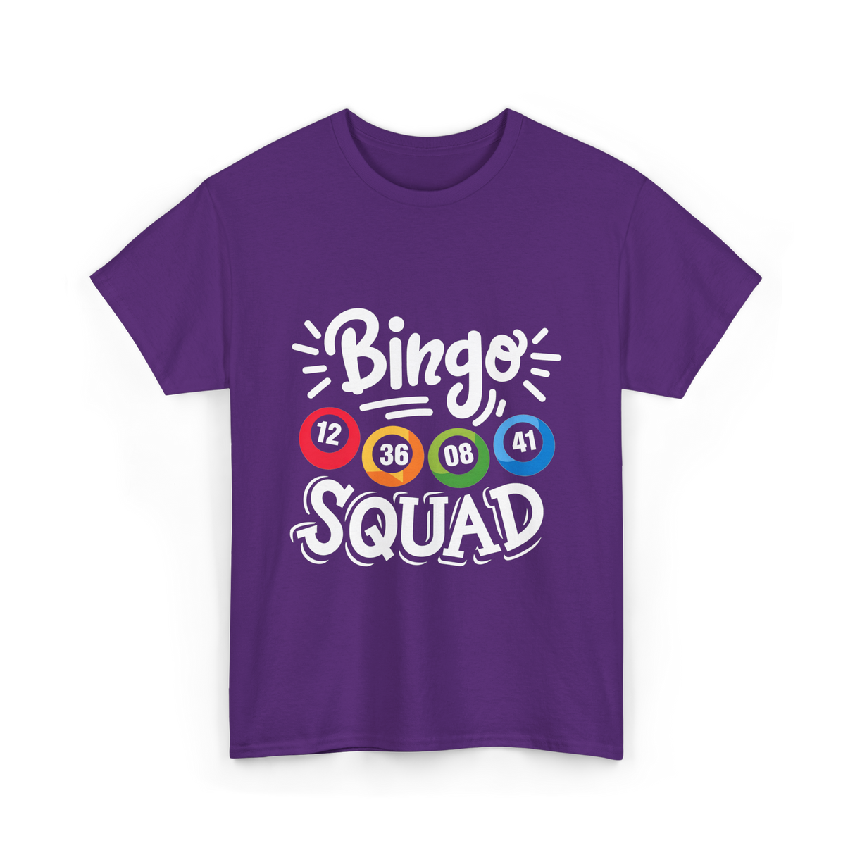 Bingo Squad Bingo Team T-Shirt - Purple