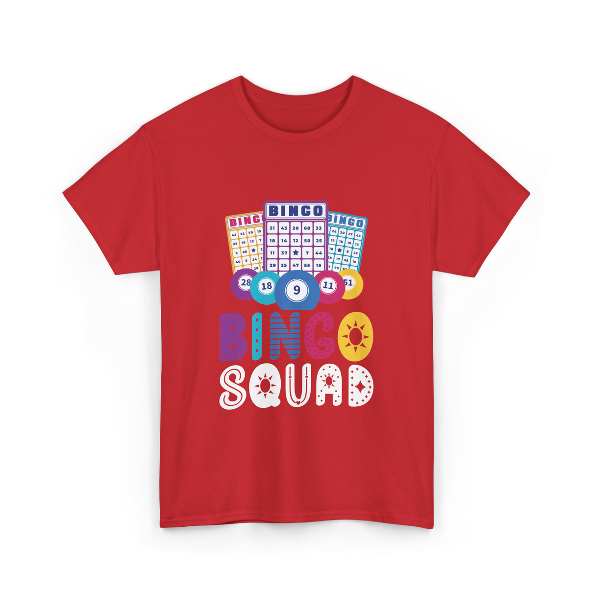 Bingo Squad T-Shirt - Red