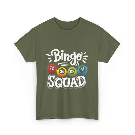 Bingo Squad T-Shirt - Military Green