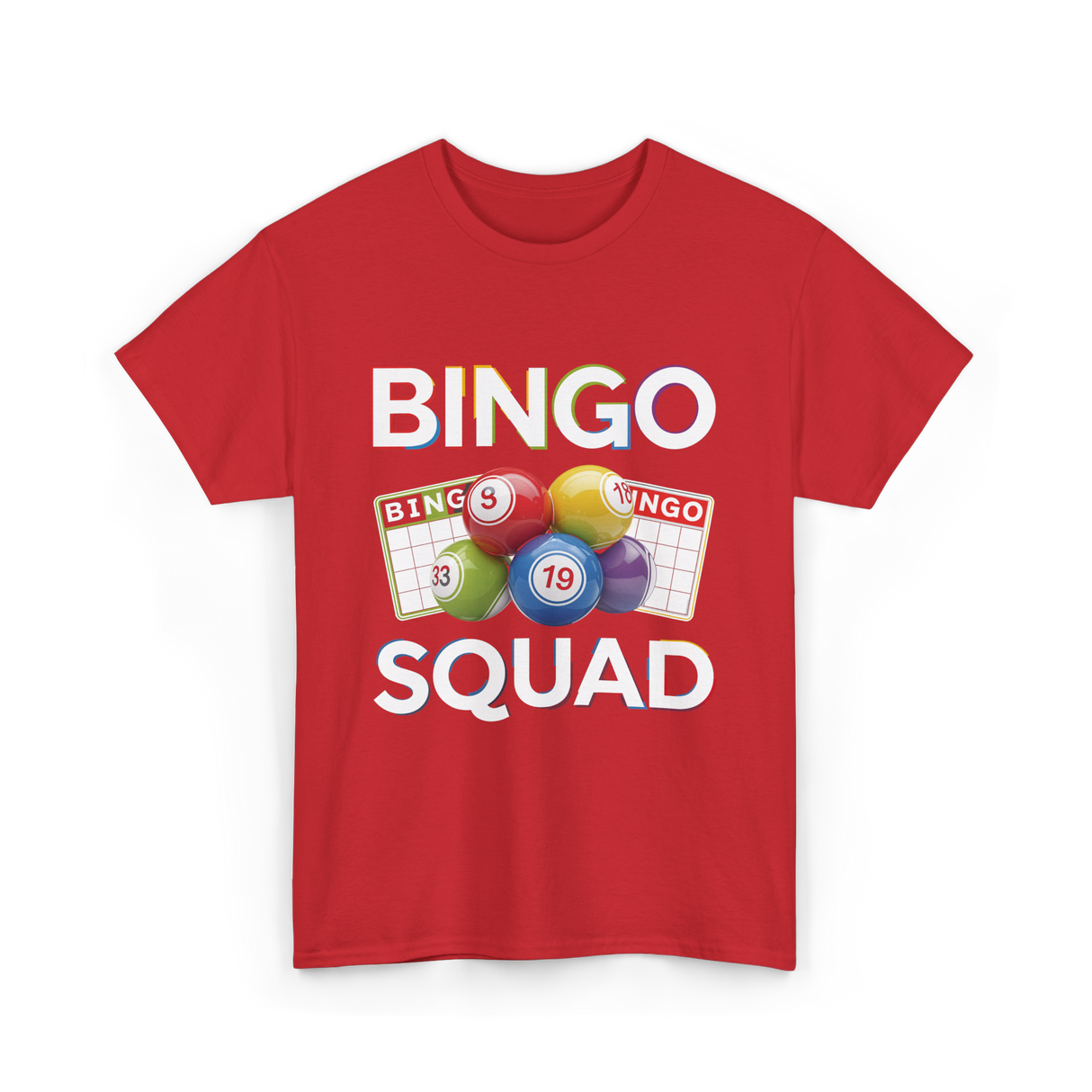 Bingo Squad T-Shirt - Red