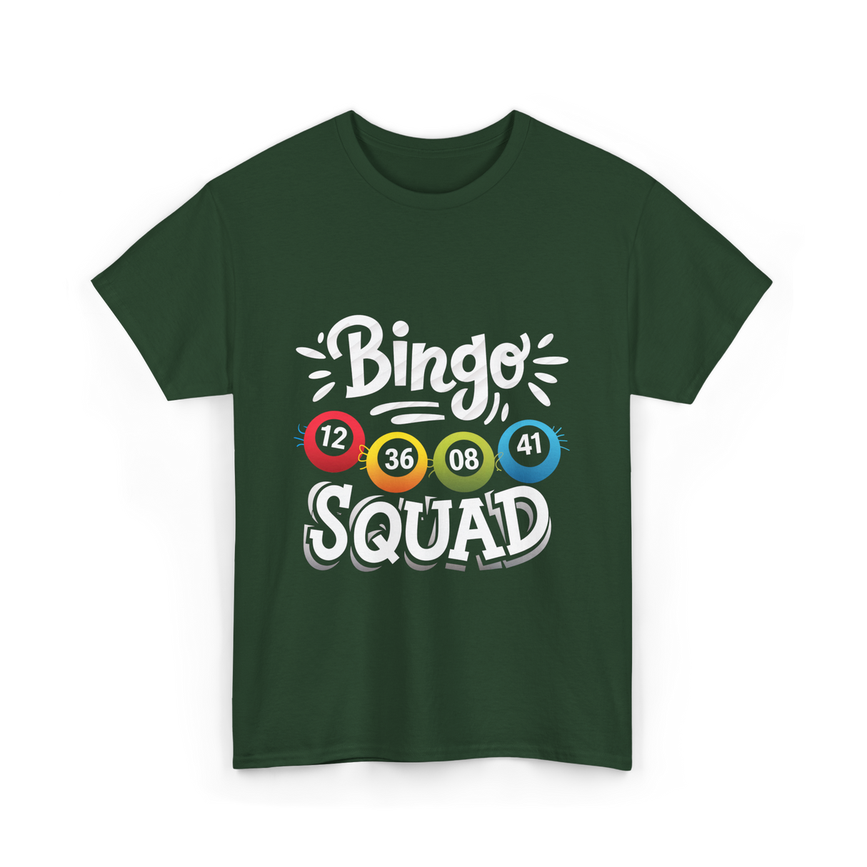 Bingo Squad T-Shirt - Forest Green