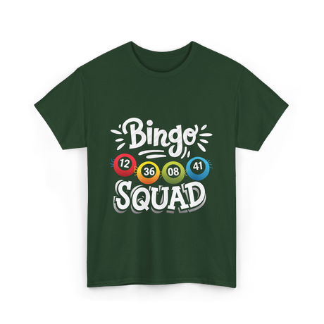 Bingo Squad T-Shirt - Forest Green