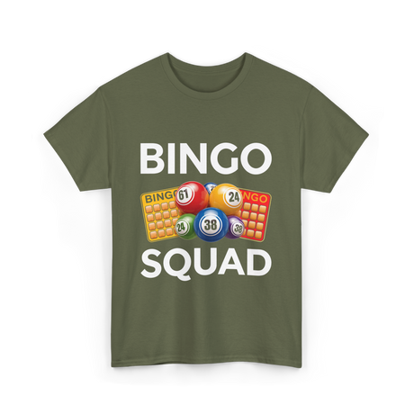 Bingo Squad T-Shirt - Military Green