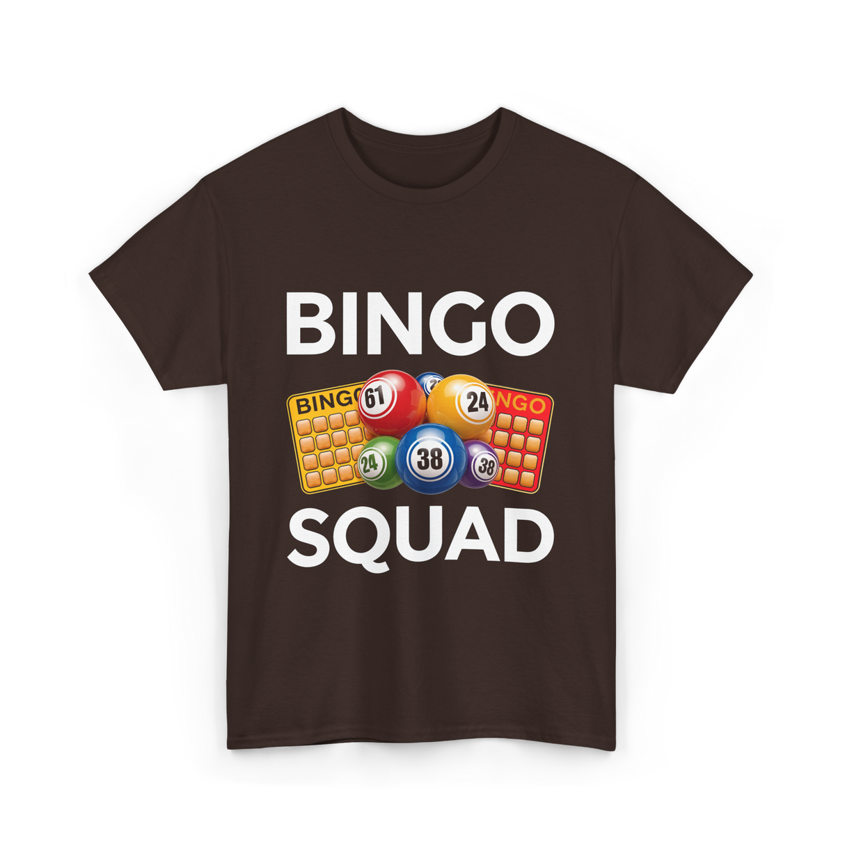 Bingo Squad T-Shirt - Dark Chocolate