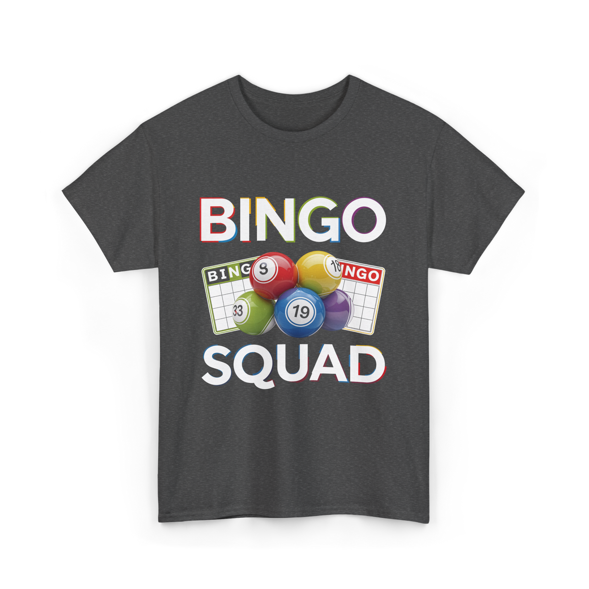 Bingo Squad T-Shirt - Dark Heather