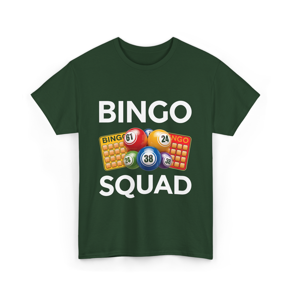 Bingo Squad T-Shirt - Forest Green