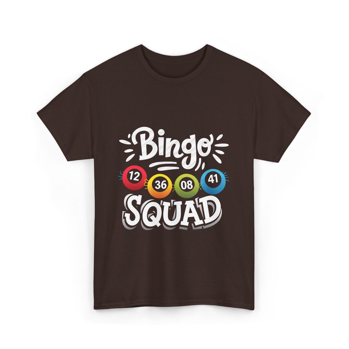 Bingo Squad T-Shirt - Dark Chocolate