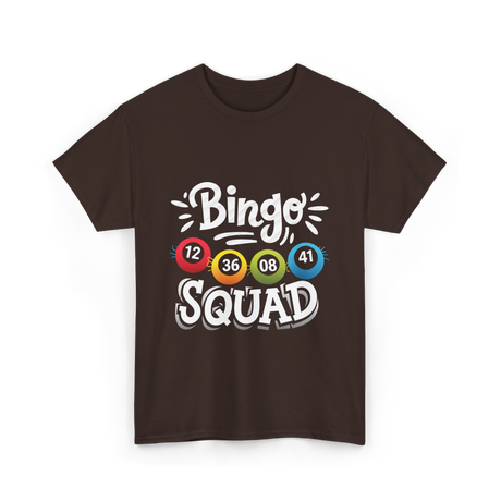 Bingo Squad T-Shirt - Dark Chocolate