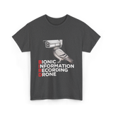 Bionic Bird Recording Drone T-Shirt - Dark Heather