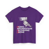 Bionic Bird Recording Drone T-Shirt - Purple