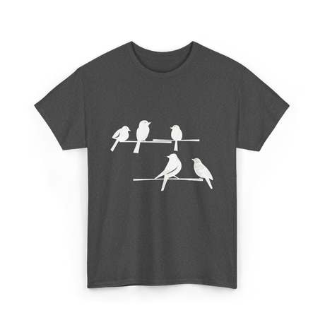 Birds On A Branch Birding T-Shirt - Dark Heather