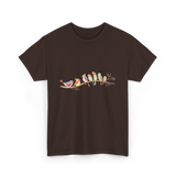 Birds On A Branch Birding T-Shirt - Dark Chocolate