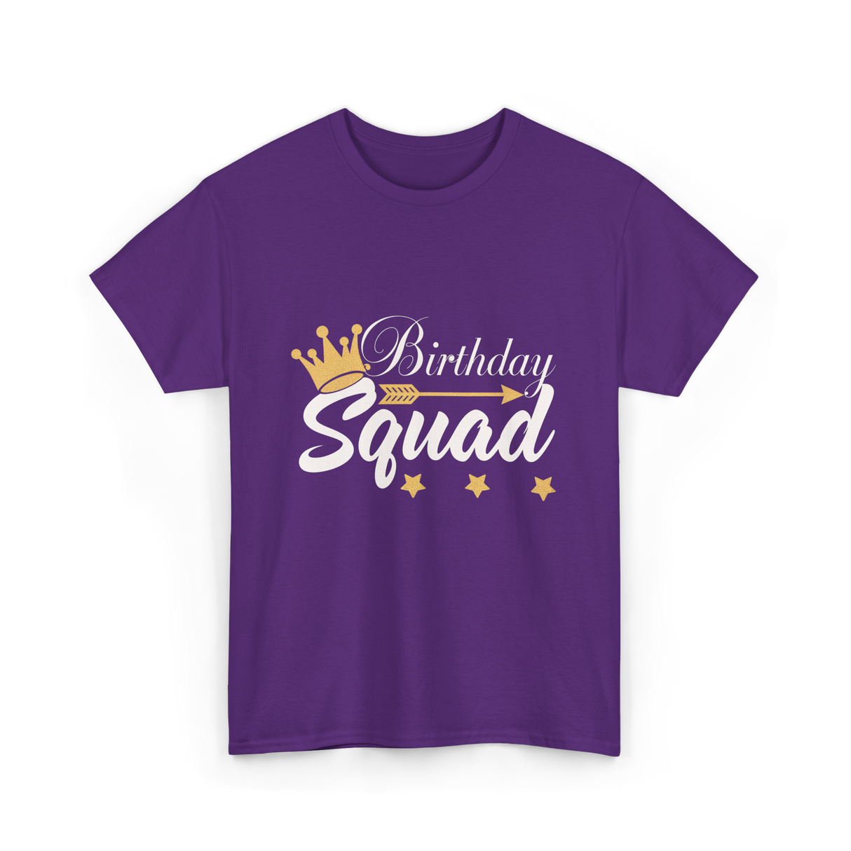 Birthday Squad Birthday Celebration T-Shirt - Purple