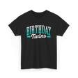 Birthday Twins Celebration Twins T-Shirt - Black