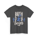 Birthday Twins Celebration Twins T-Shirt - Dark Heather