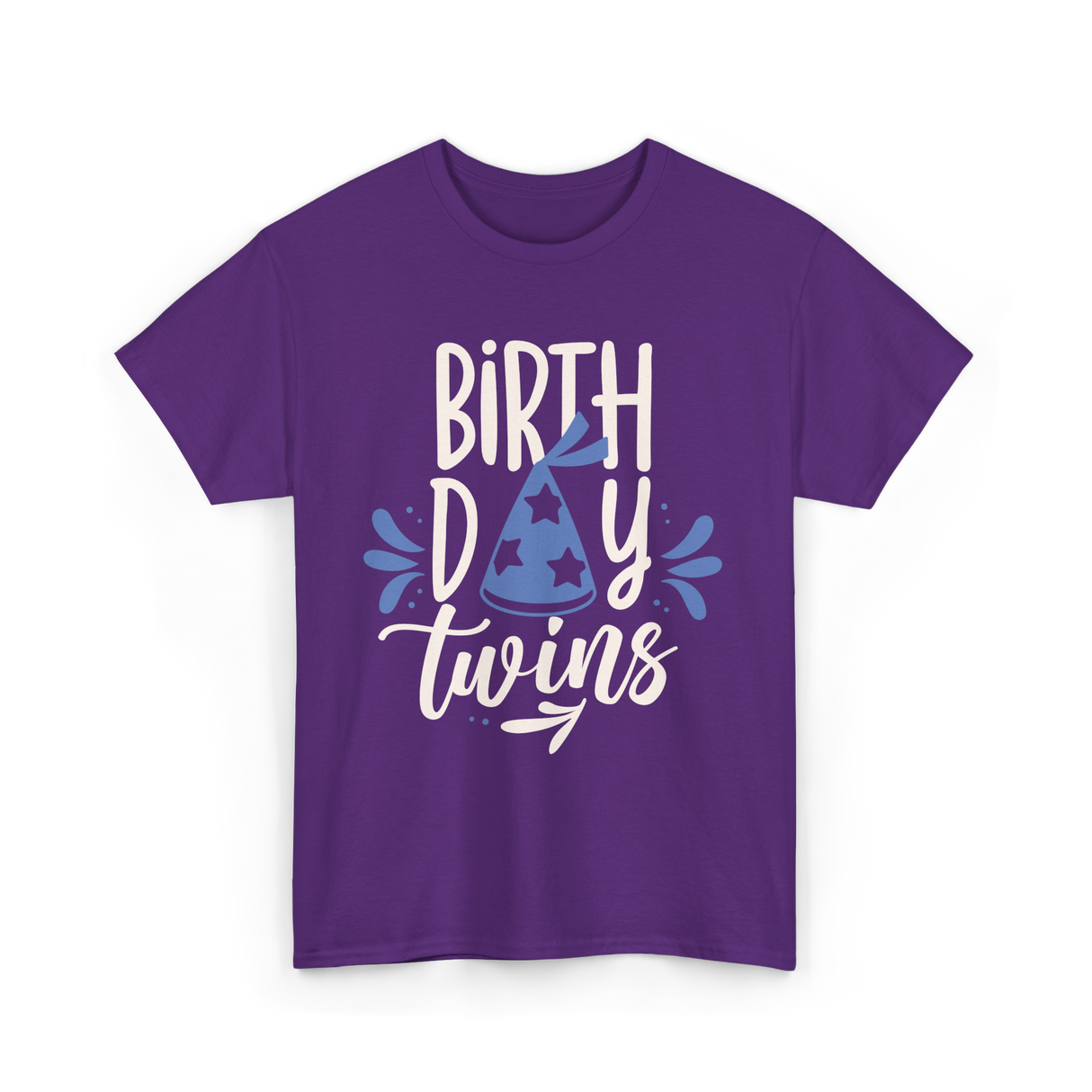 Birthday Twins Celebration Twins T-Shirt - Purple