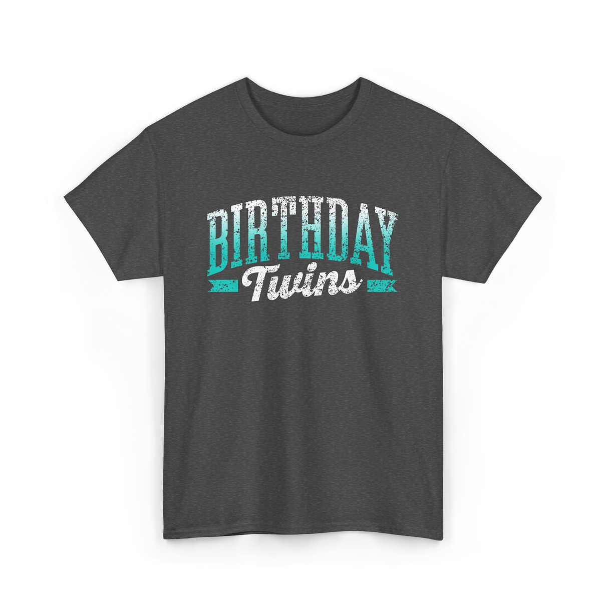 Birthday Twins Celebration Twins T-Shirt - Dark Heather